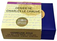 Francie, 50 Euro 2014 - Denár Charles le Chauve - fotografie 5