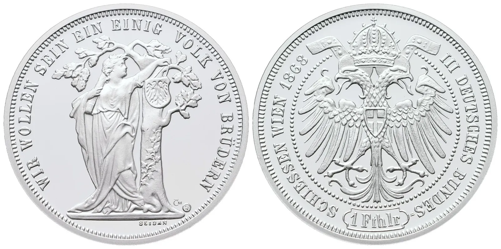 AR medaile 1868/2024 - III. německé spolkové střelby ve Vídni