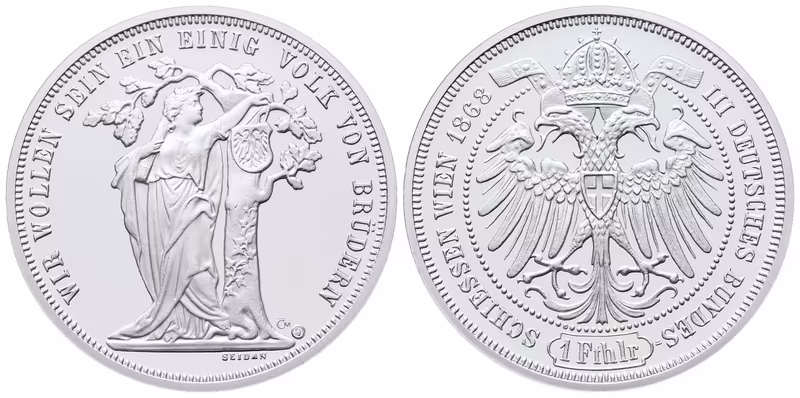 AR medaile 1868/2024 - III. německé spolkové střelby ve Vídni
