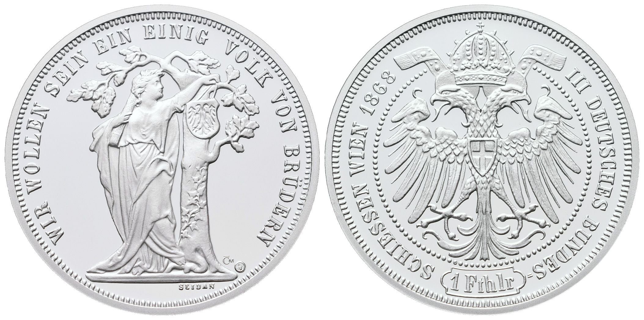 AR medaile 1868/2024 - III. německé spolkové střelby ve Vídni