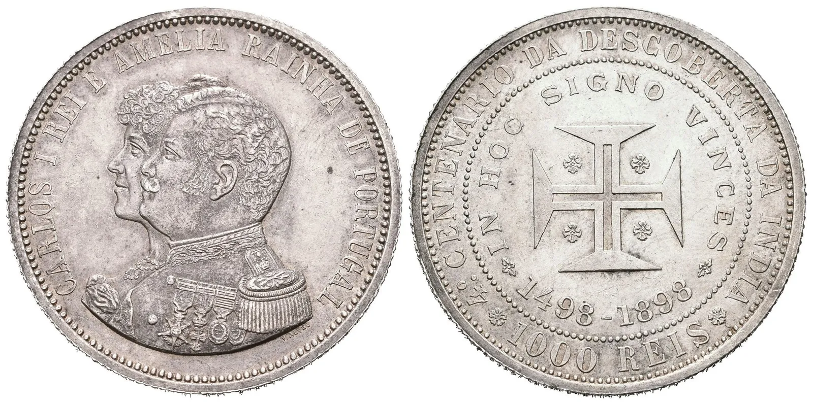 Portugalsko, 1000 Reis 1898 - VýročníK
