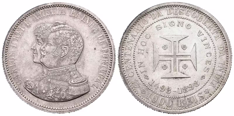 Portugalsko, 1000 Reis 1898 - VýročníK