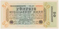 Německo, 50 Milliarden Mark 1923, Ro.117b