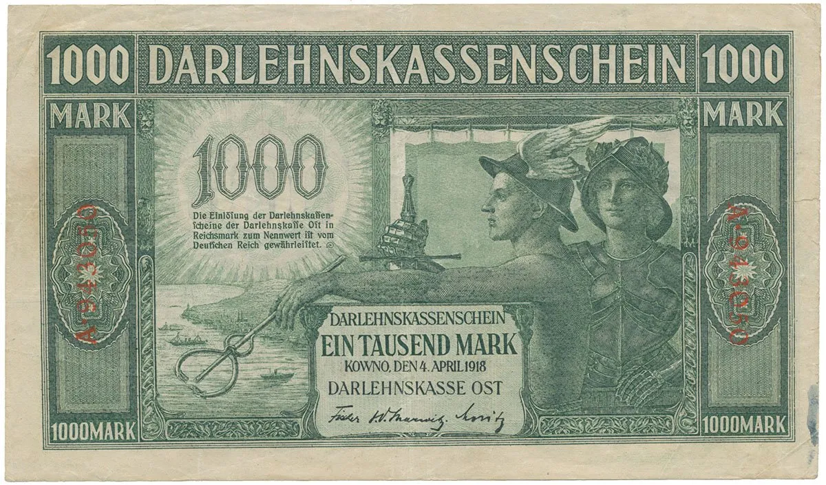 Německo - okupovaná území, 1914 - 1918 — 1
