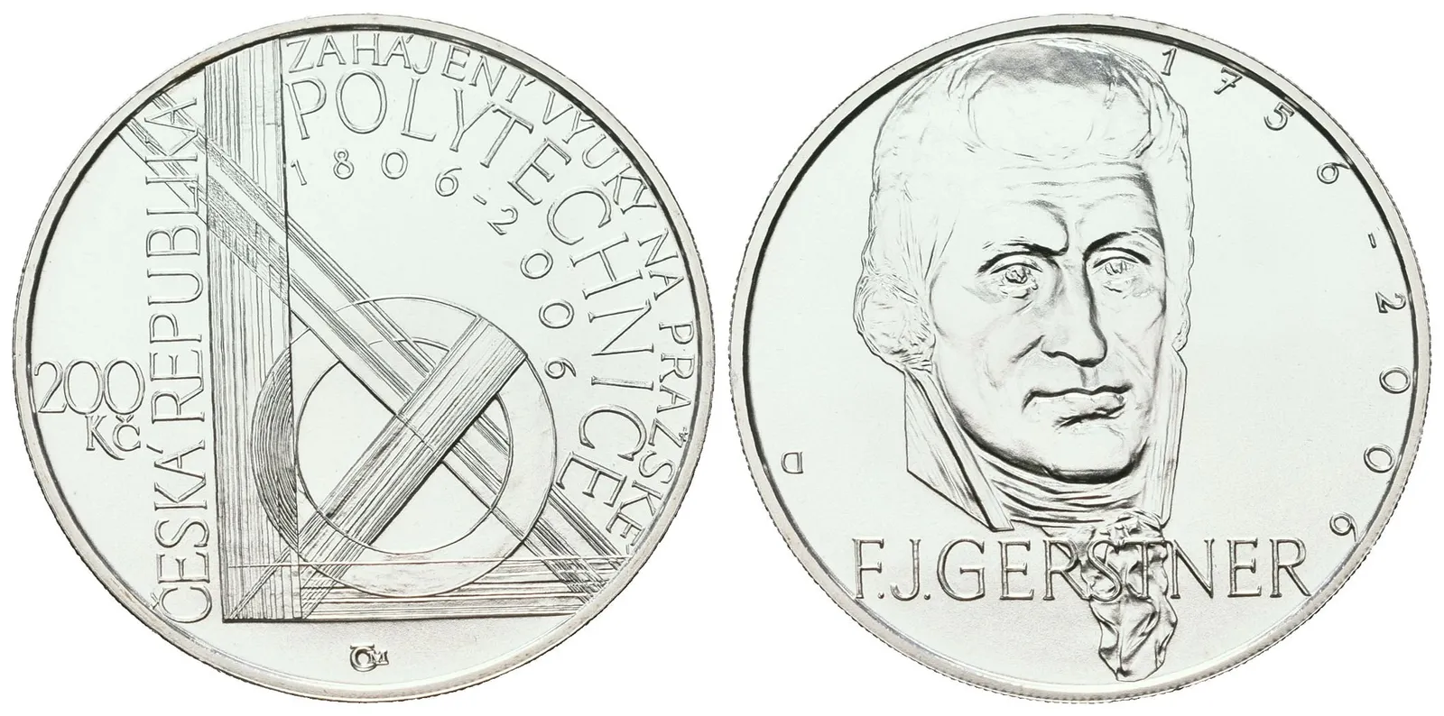 200 Kč 2006 - František Josef Gerstner