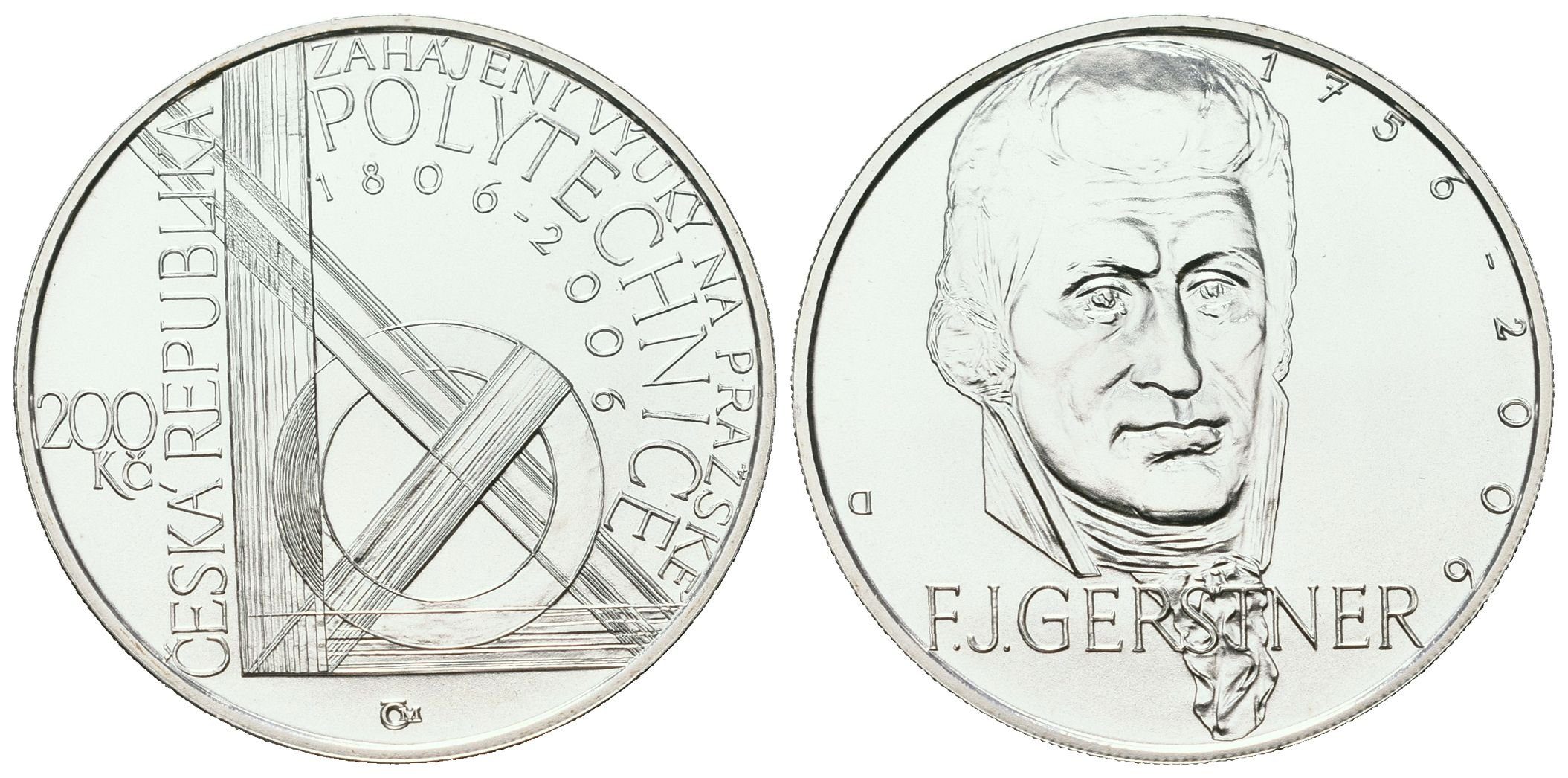 200 Kč 2006 - František Josef Gerstner