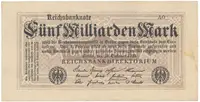 Německo, 5 Milliarden Mark 1923, Ro.120d