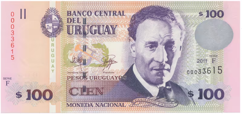Uruguay, 100 Pesos Uruguayos 2011, P.88b