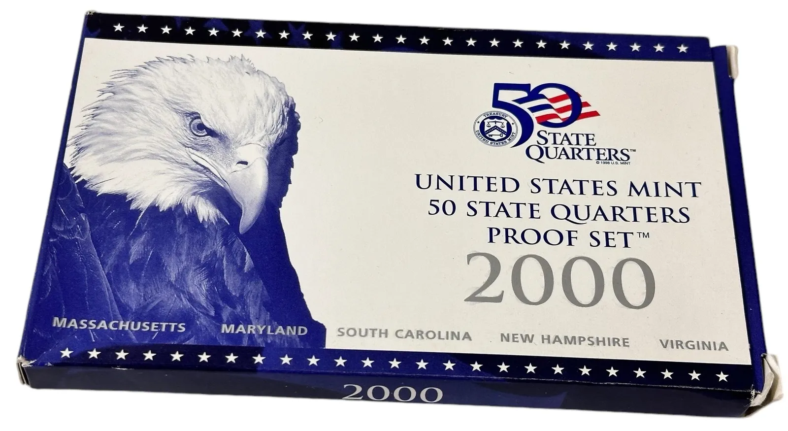USA, Sada stříbrných 50 Cent mincí 2000