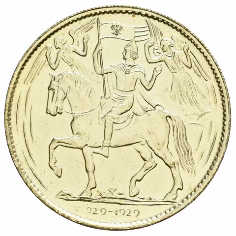 AE Medaile 1929/R 1973 - Milénium sv. Václava 929 - 1929. Stojící kníže