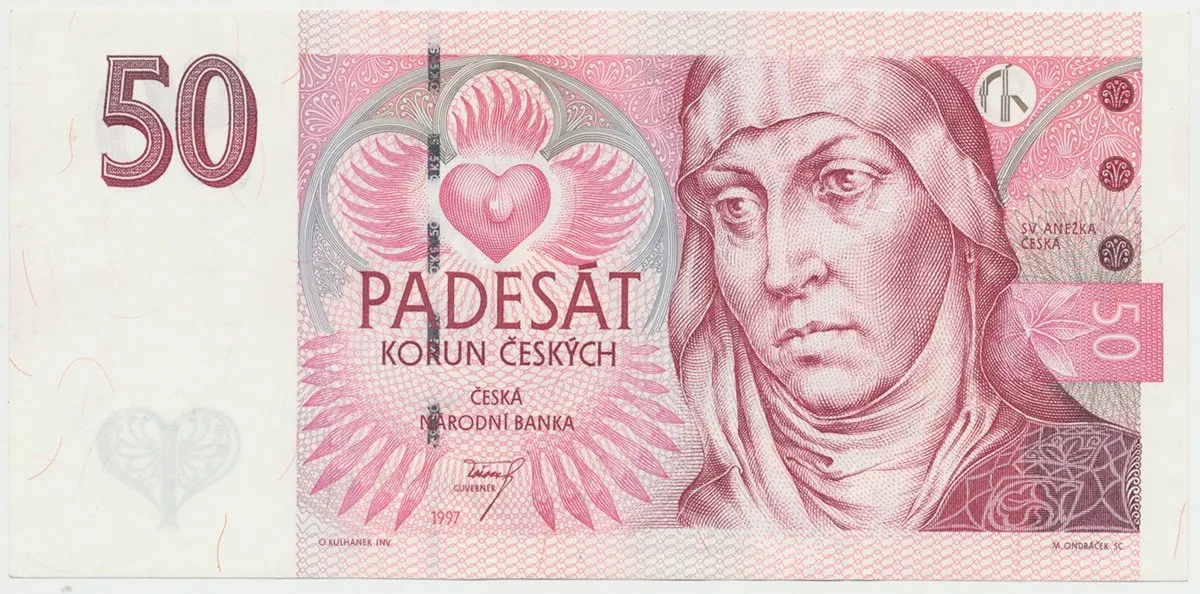 Česká republika, 50 Koruna 1997, série E, Hej.CZ21aE