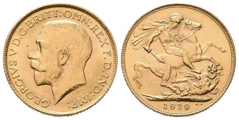 Velká Británie, Sovereign 1919