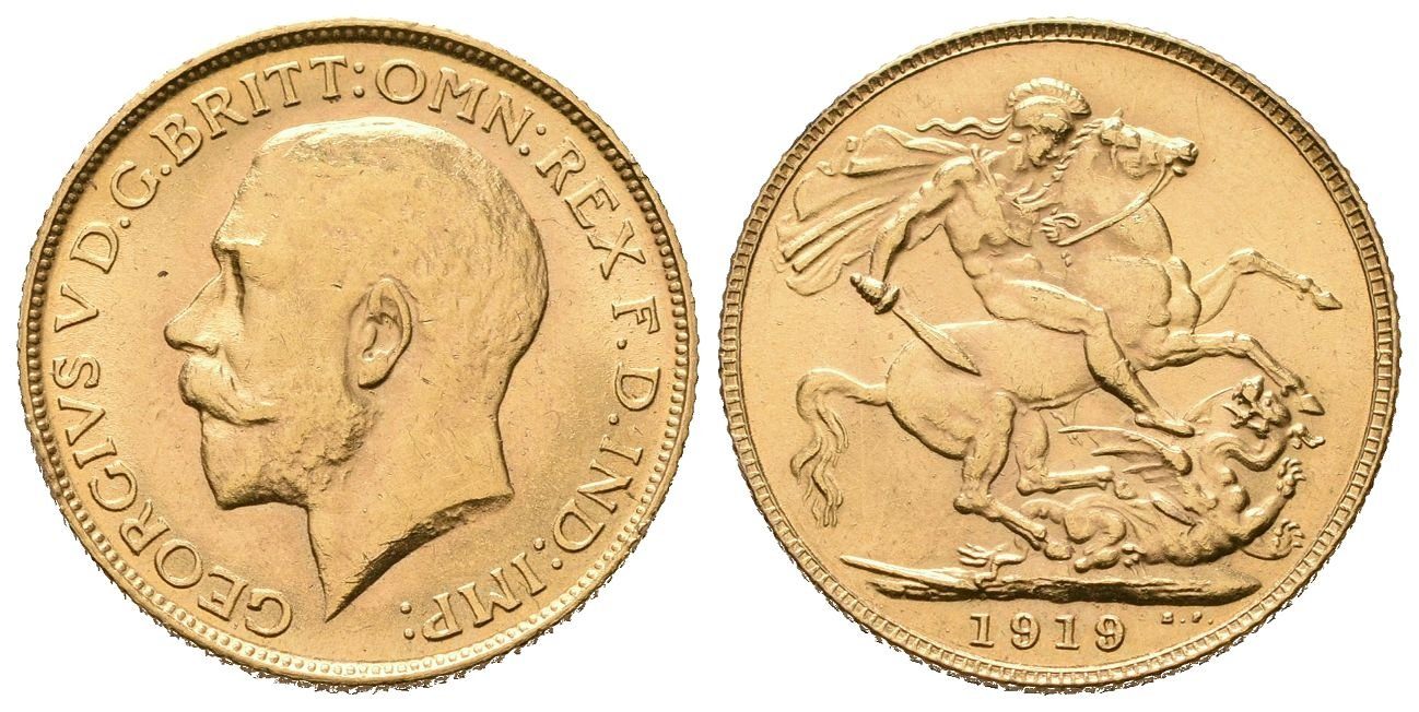 Velká Británie, Sovereign 1919