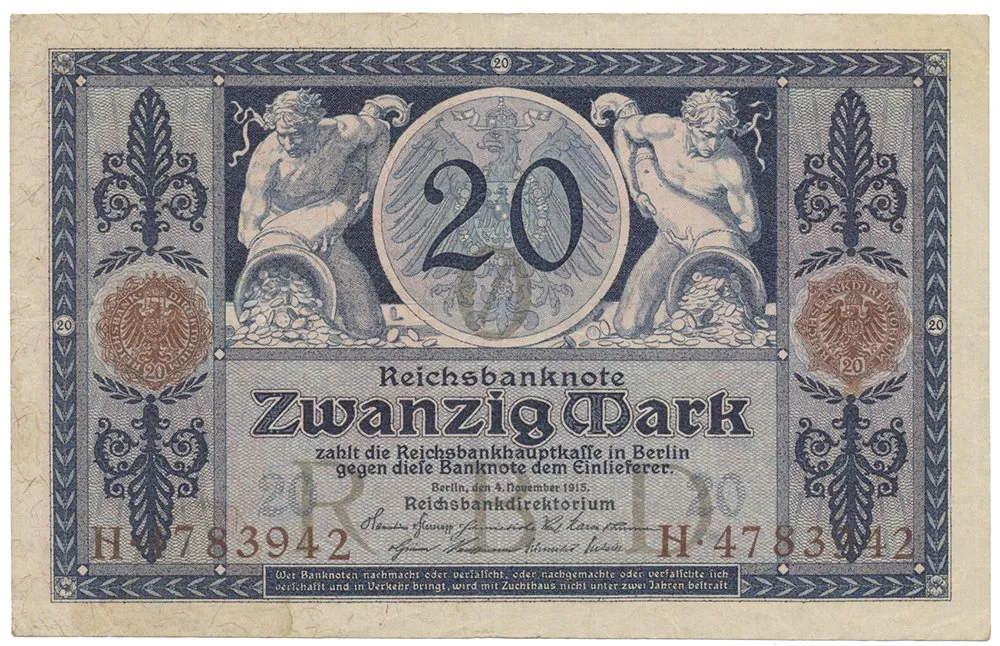Německo, 20 Mark 1915, Ro.53