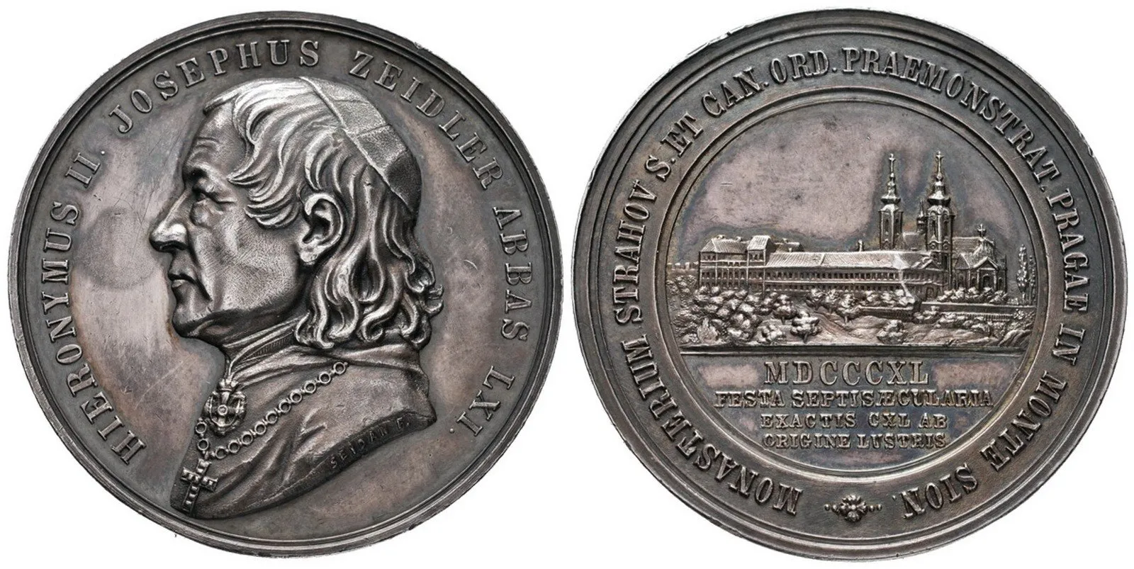Praha - Strahovský klášter, Hyeronimus II. Joseph Zeidler — 1