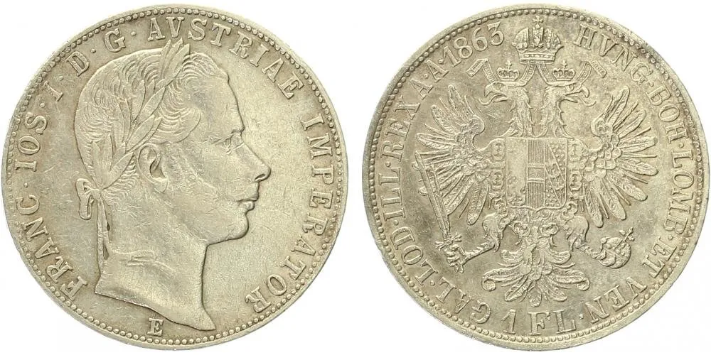 Rakouská a spolková měna, 1857 - 1892 — 1