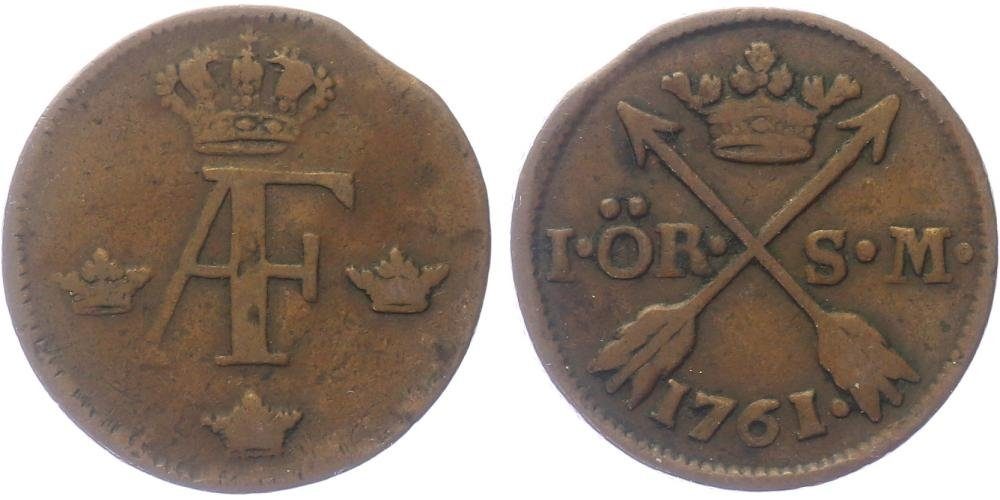 Švédsko, Öre 1761