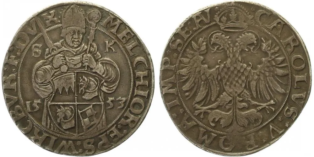 Würzburg - biskupství, Melchior Zobel von Giebelstadt, 1544 - 1558 — 1