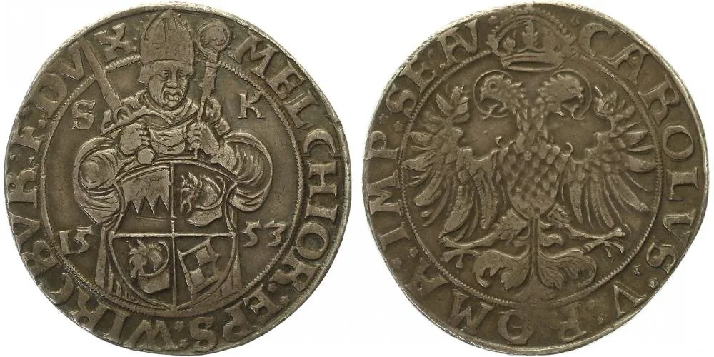 Würzburg - biskupství, Melchior Zobel von Giebelstadt, 1544 - 1558 — 1