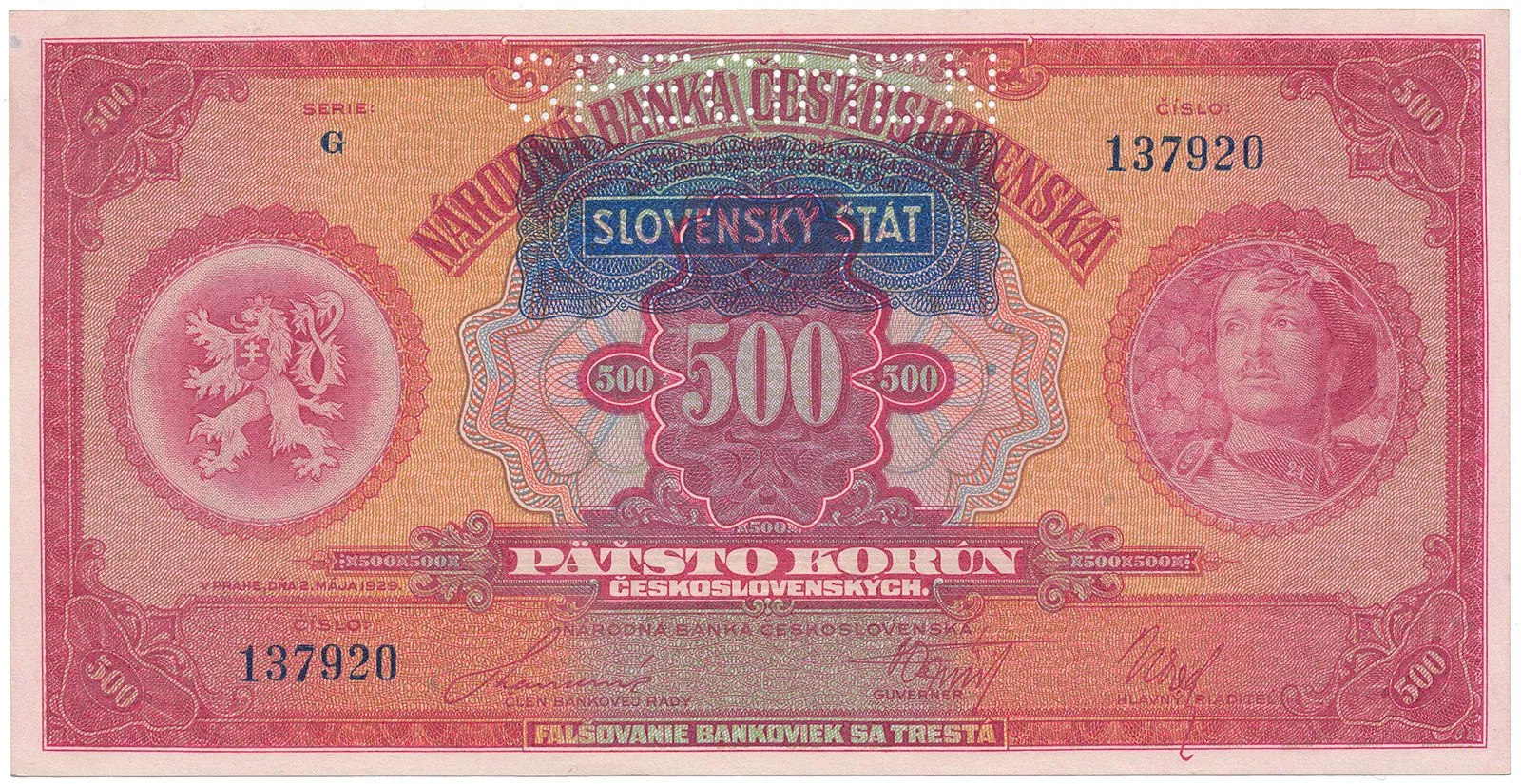 Slovenský stát, 1939 - 1945 — 1