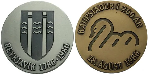 Island - Založení Reykjavíku 1786 - 1986