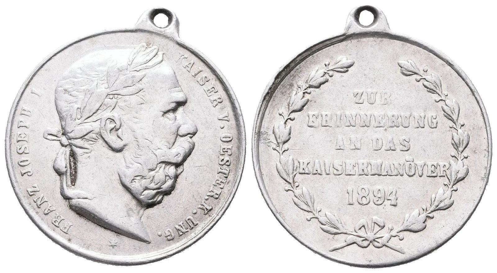 František Josef I., medaile vojenských manévrů — 1