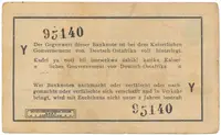 Německá Východní Afrika, 1 Rupie 1. 11. 1915, série Y, vzácnější podpis, R.916p - fotografie 2
