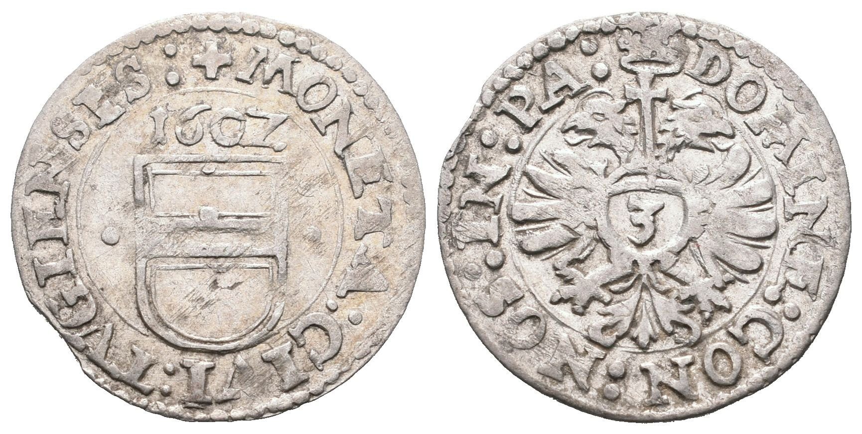 Švýcarsko-Zug, 3 Krejcar 1602