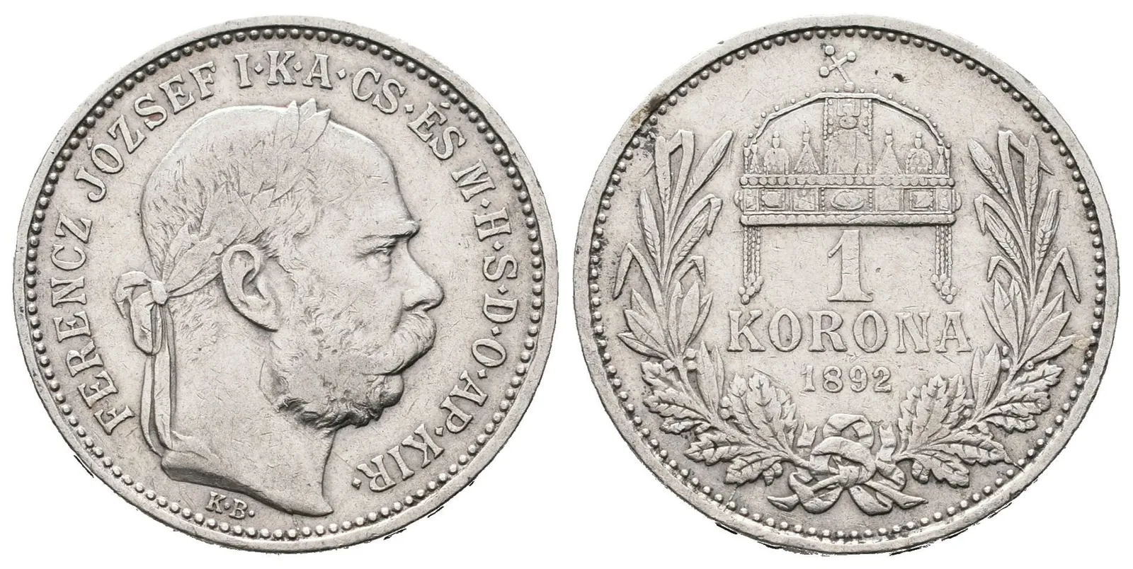 1 Koruna 1892 KB