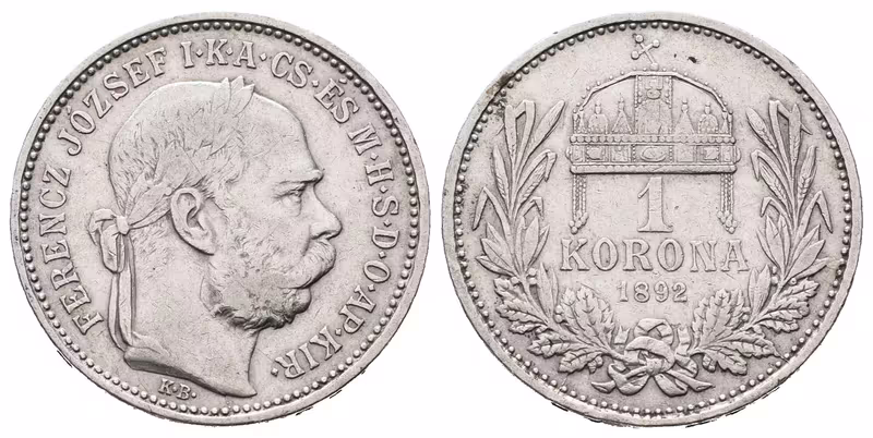 1 Koruna 1892 KB