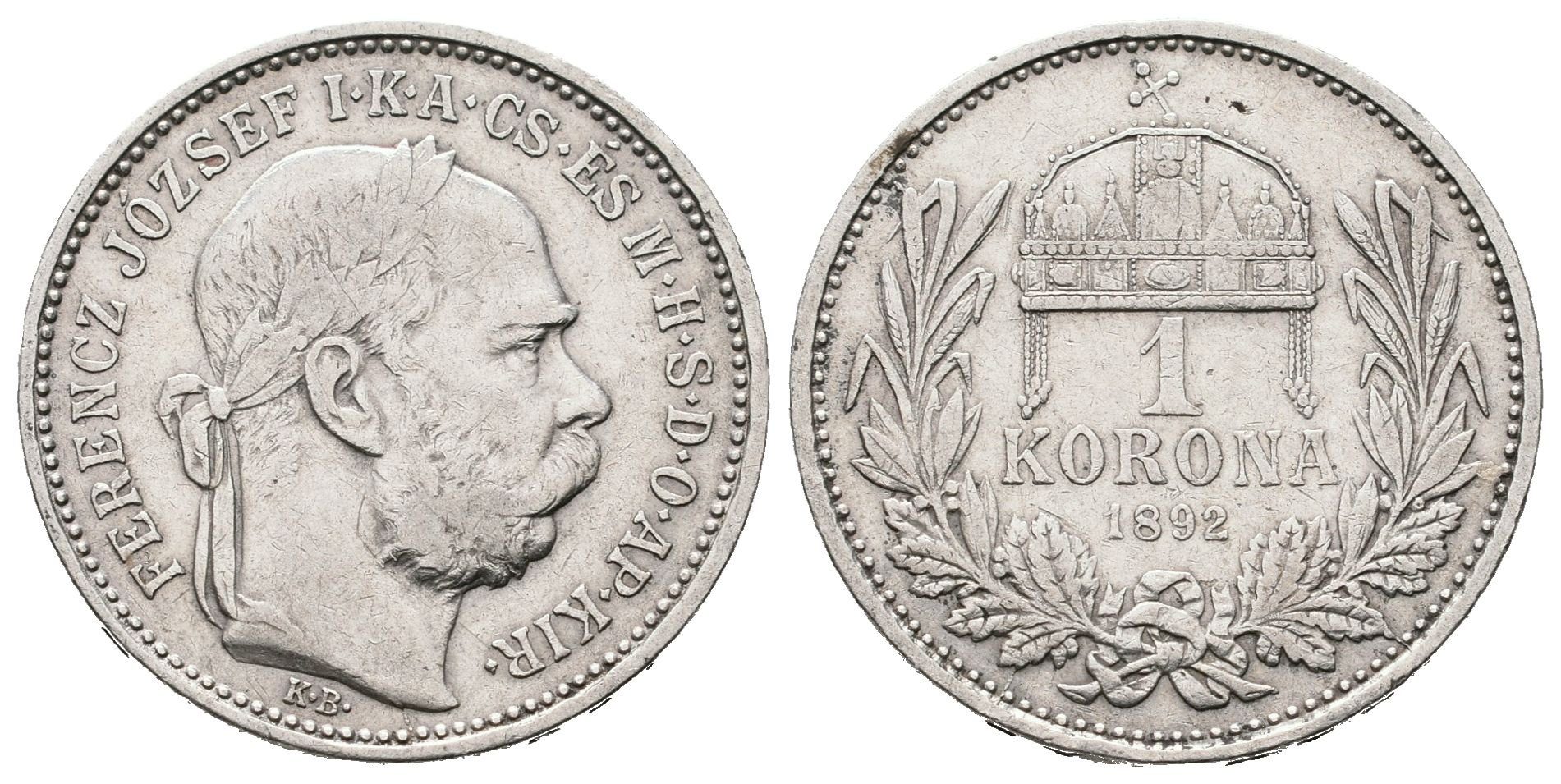 1 Koruna 1892 KB