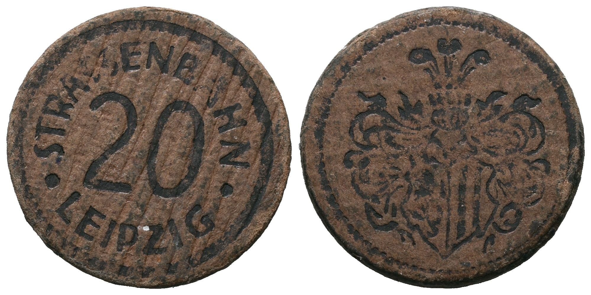 Nouzové ražby, 20 Pfennig - Lipsko