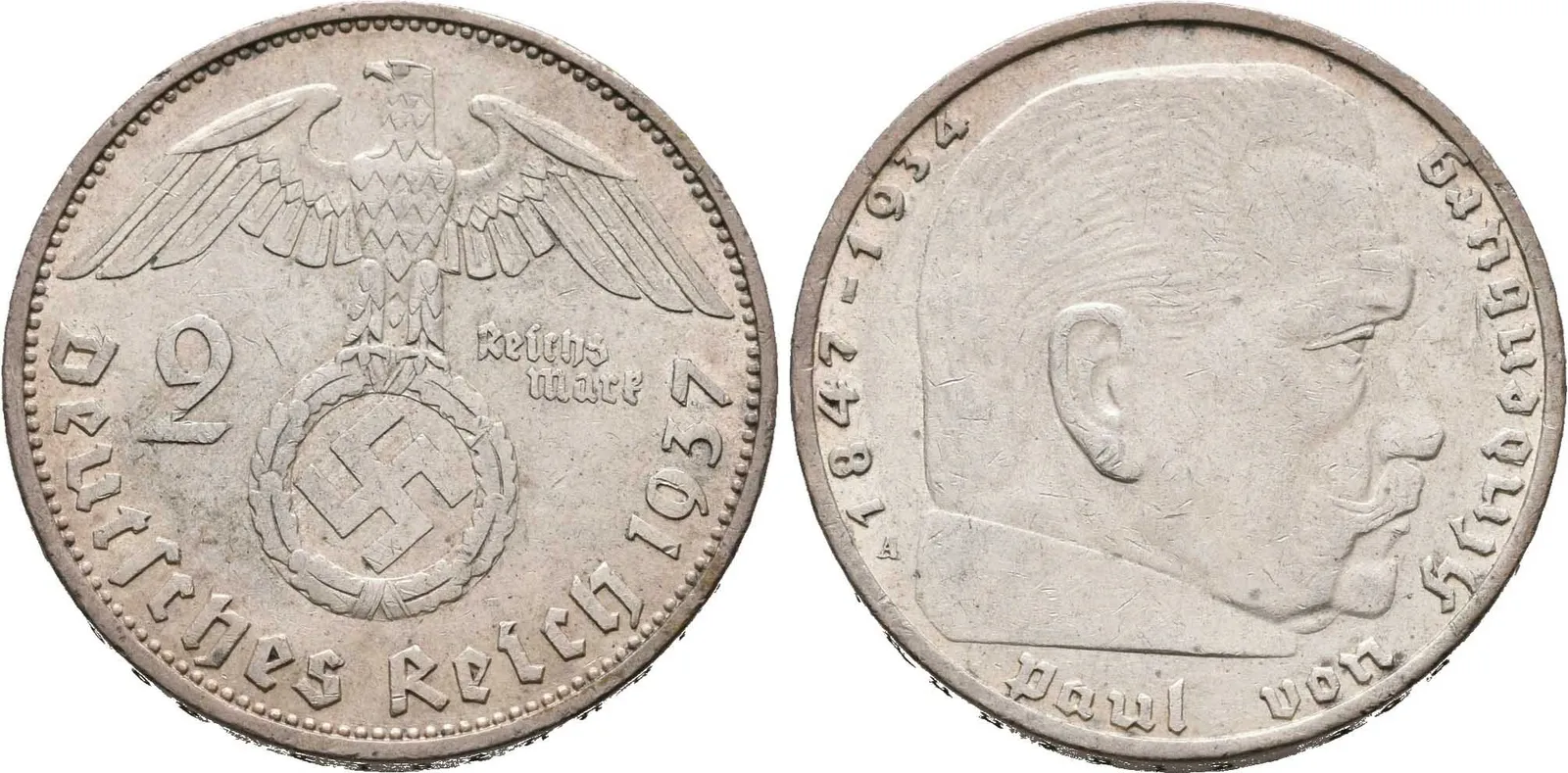 III. říše, 2 Marka 1937 A