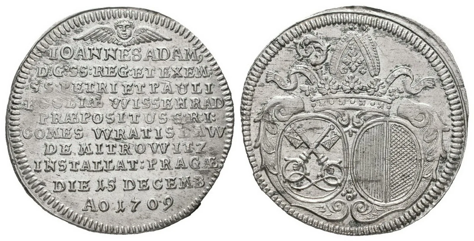 Praha - Vyšehrad, Jan Adam hrabě Vratislav z Mitrovic, 1709 - 1733 — 1