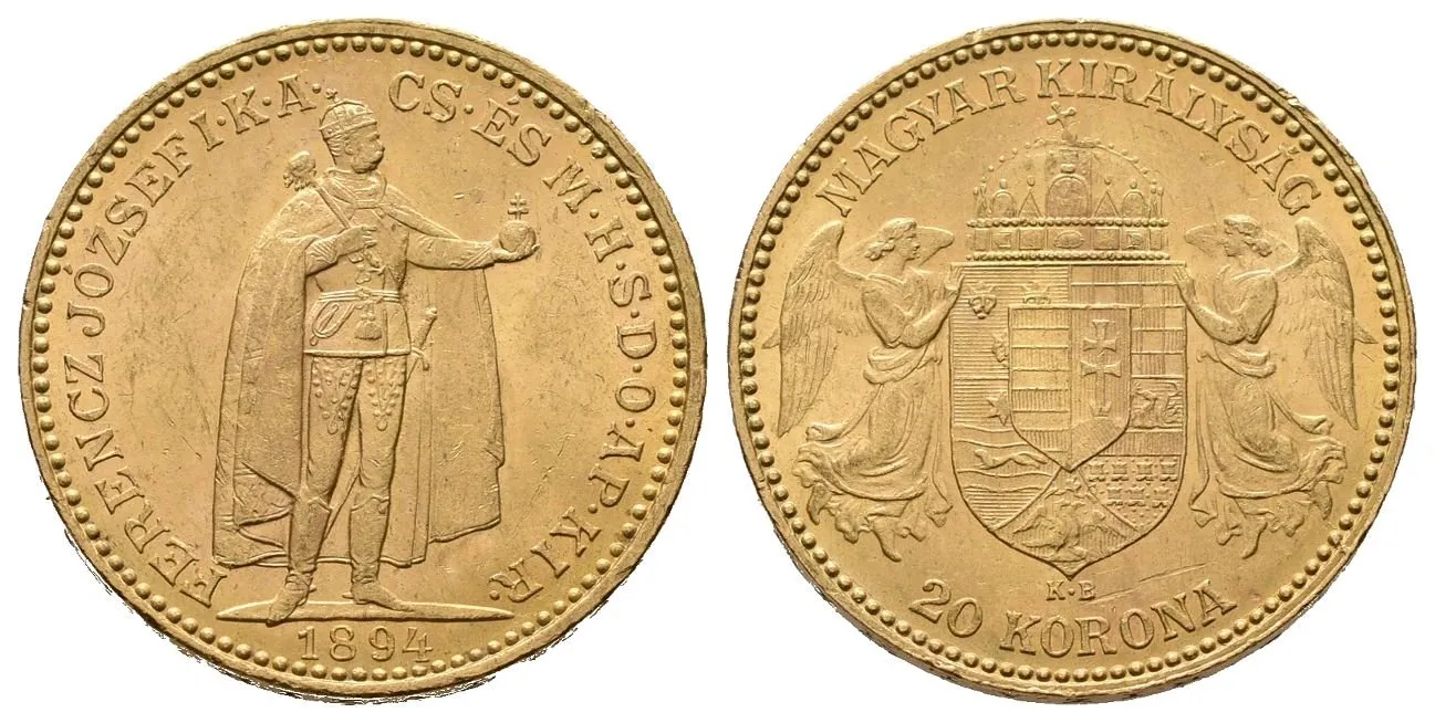 20 Koruna 1894 KB