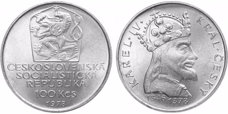 100 Koruna 1978 - Karel IV.