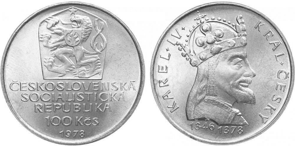 100 Koruna 1978 - Karel IV.