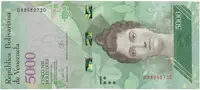 Venezuela, 5000 Bolivares 2017, P.97b