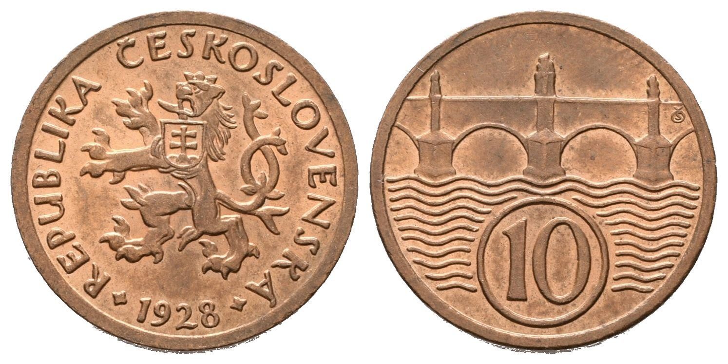 10 Haléř 1928