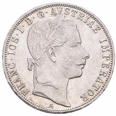 Zlatník 1860 A, s tečkou za REX, velmi pěkná zachovalost,