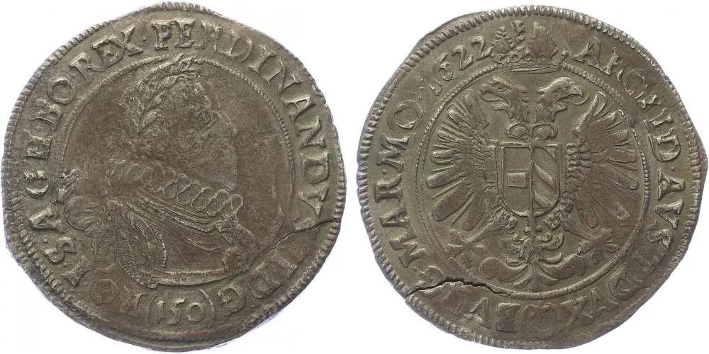 Ferdinand II., 1619 - 1637 (Mince kiprová) — 1