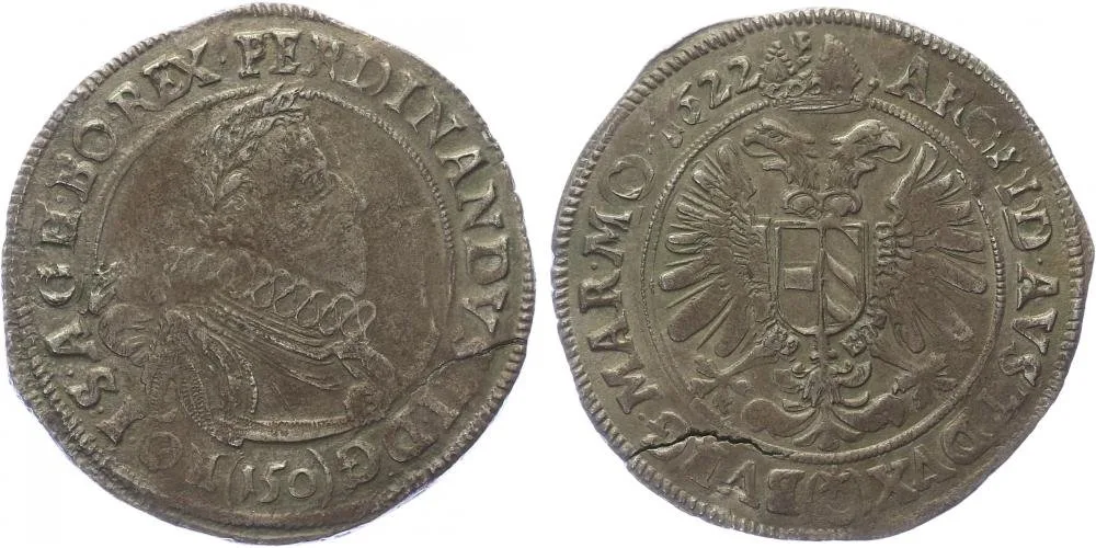 Ferdinand II., 1619 - 1637 (Mince kiprová) — 1