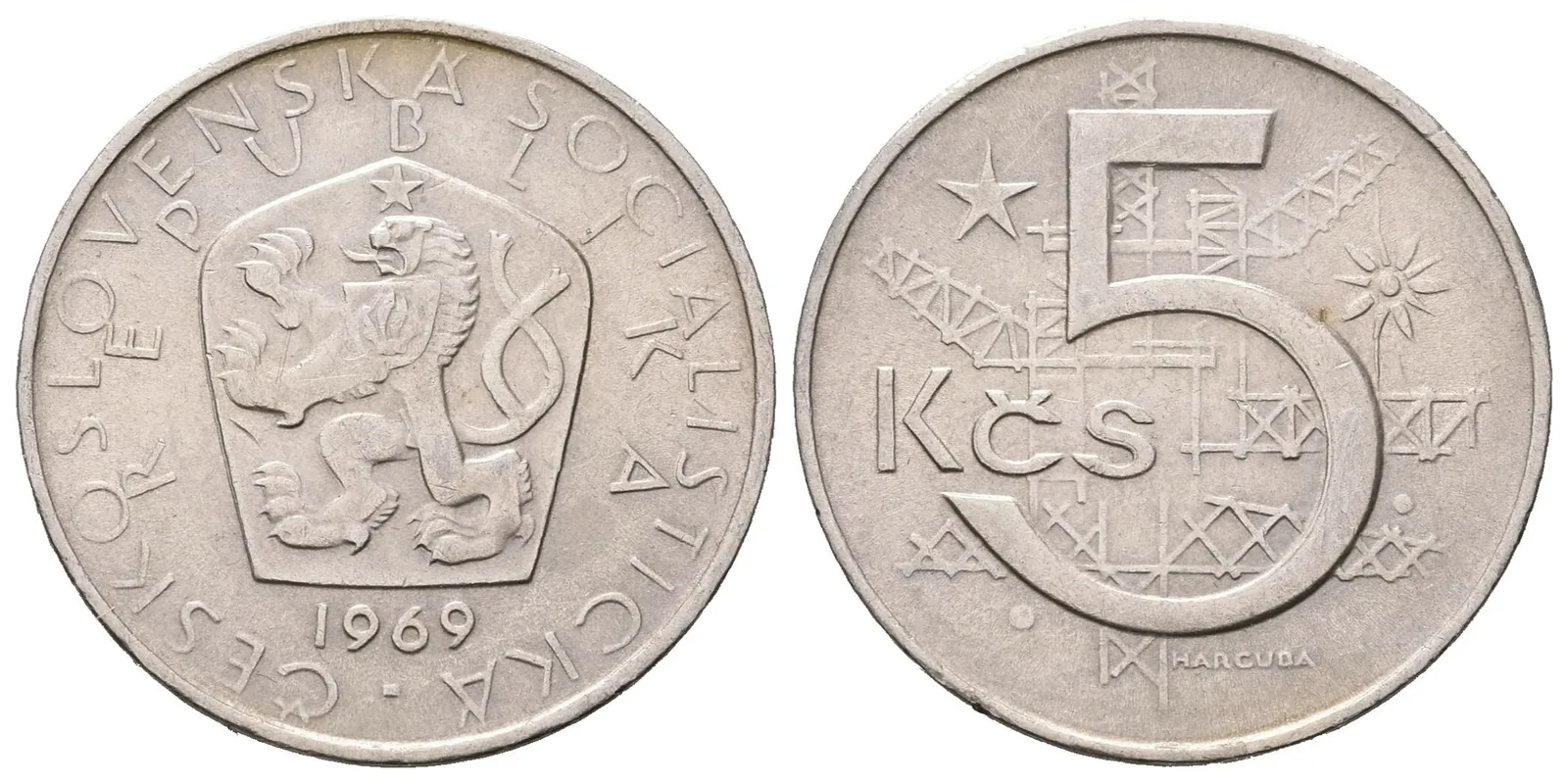5 Koruna 1969