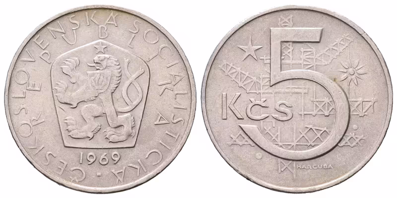 5 Koruna 1969