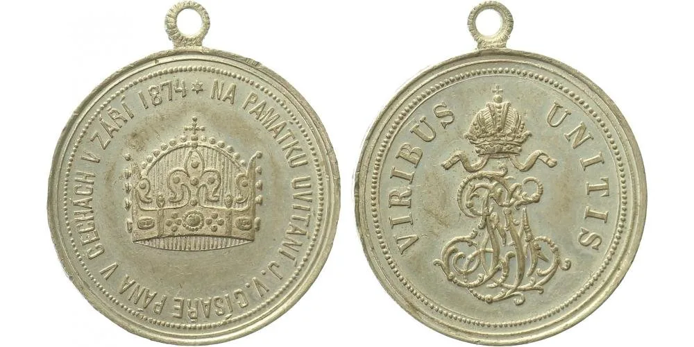 František Josef I., medaile na návštěvu a přítomnost císaře — 1