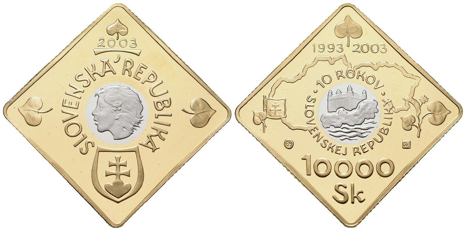10 000 Sk 2003 - 10 výročí vzniku SR