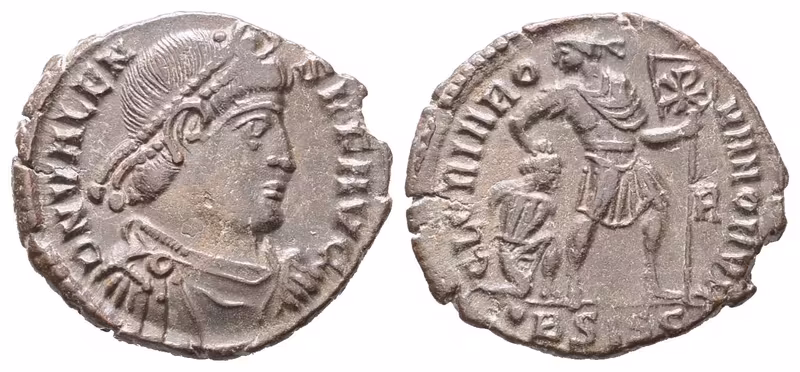 Valens, nummus, Siscia, RIC IX 5