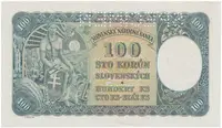 100 Koruna 1940, I. vydání, série A 15, Hej.48a2.S1 - fotografie 2