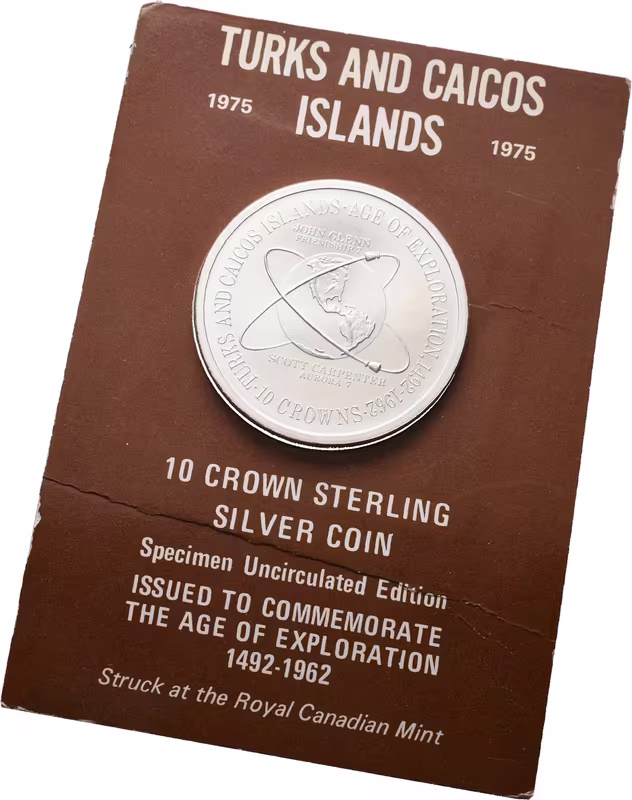 Turks and Caicos Islands, 10 Crown 1975 - Age of Exploration