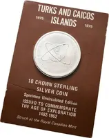 Turks and Caicos Islands, 10 Crown 1975 - Age of Exploration